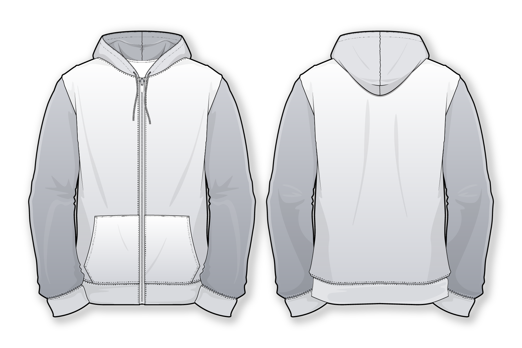 Full Zipper Hoodie with sublimation printing, featuring Custom T-shirts Design & Print.